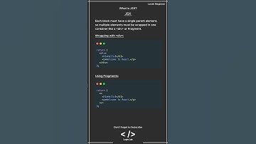React Interview Question: JSX #reactjsinterviewquestions #reactjs