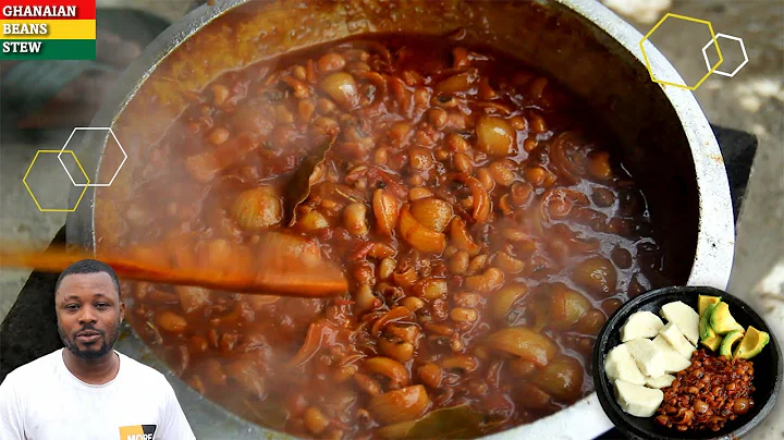 GHANAIAN BEANS STEW | RED RED RECIPE WITH BOILED YAM || VEGETARIAN FRIENDLY
