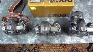 D500 REVIEW!! Sizing the Nikon D500 vs. D750 Digital Calipered SIZE DIFFERENCES!