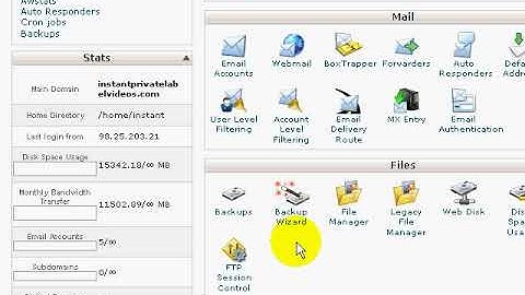 014 Cpanel Video Course How To Backup Website Data In Cpanel