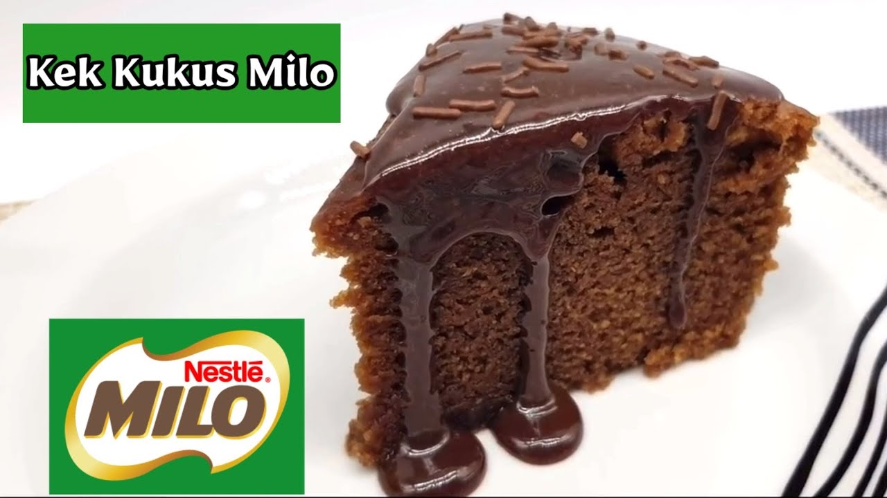 Milo 4 kek bahan kukus RESEPI RINGKAS