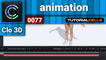 0077. animation simulation ( export animation ) in clo3D
