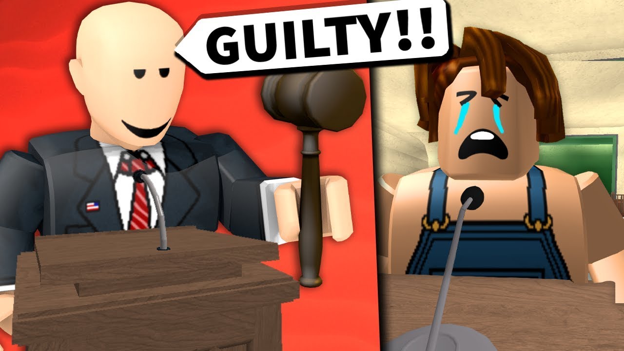 I Was A Judge In A Roblox Court Case Youtube