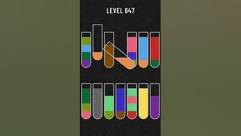 water sort puzzle - level 647