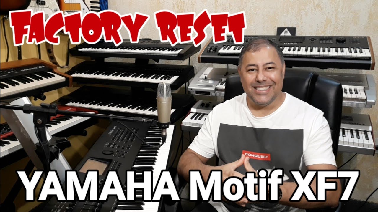 Factory reset YAMAHA MOTIF XF & XS 