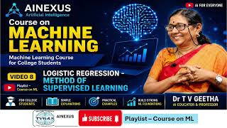 Video 8 - Logistic Regression- Binary Classification