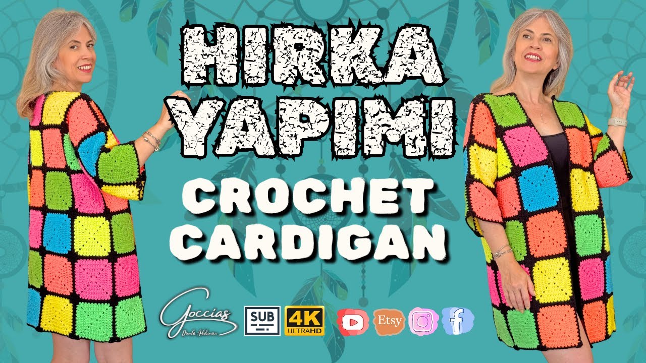 CARDIGAN MAKING - CROCHET CARDIGAN - SUB - DIY - YouTube