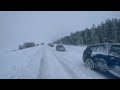 Storm Gerrit snowfall halts traffic in Scottish Highlands | AFP