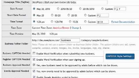 Meeplace 2.8 Admin Panel Overview Part1 - Yelp Like Clone