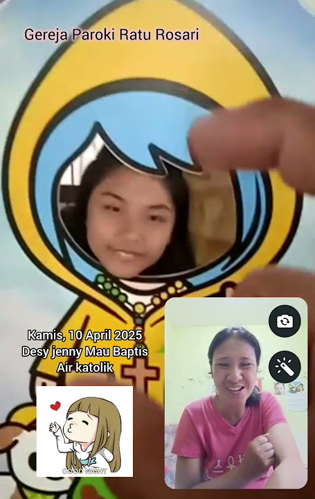 Desy dua jenny harus tetap Baptis Air katolik dan komuni.