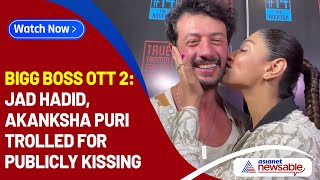 Bigg Boss Ott 2 Jad Hadid, Akanksha Puri Trolled For Publicly Kissing
