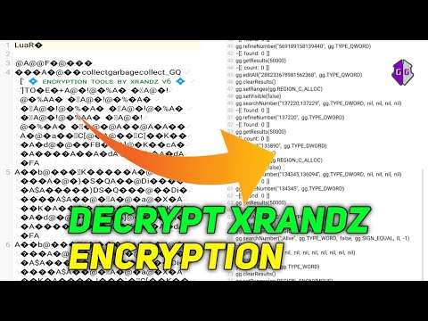 How to Decrypt Xrandz Lua Script Game guardian| Remove Blockers by Lasm 2026
