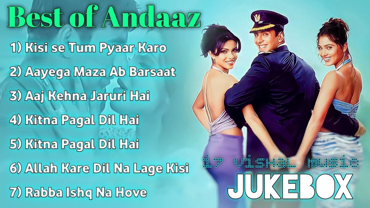 Andaaz Movie Songs Jukebox Relive the 90s Romance with These Evergreen Melodies