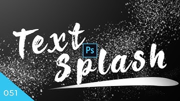 Create a text splash effect in Photoshop (Tutorial)