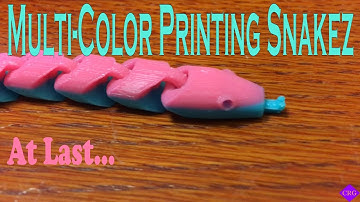 Multicolor Printing with Simplify3D and One Extruder
