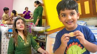 কাল বাড়িতে কাজ 🙏 বাইরে প্রচণ্ড ঝড়-বৃষ্টি 🌧️ আমরা সবাই একসাথে ঘরে 🏡❤️