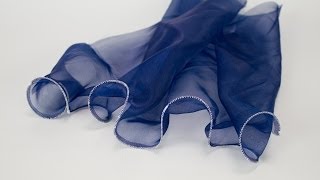 How to Sew a Curly Hem With Fishing Line