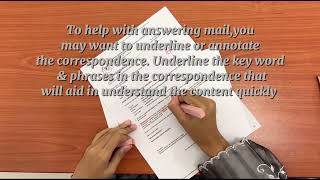Office Administration 1. Stimulation 2 : Handling incoming and outgoing mails