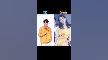 BTS and their celebrity crushes💕 💜😍#kpopidolk#jk #iu#v #rm #suga #jin#jimin #jhope #bts