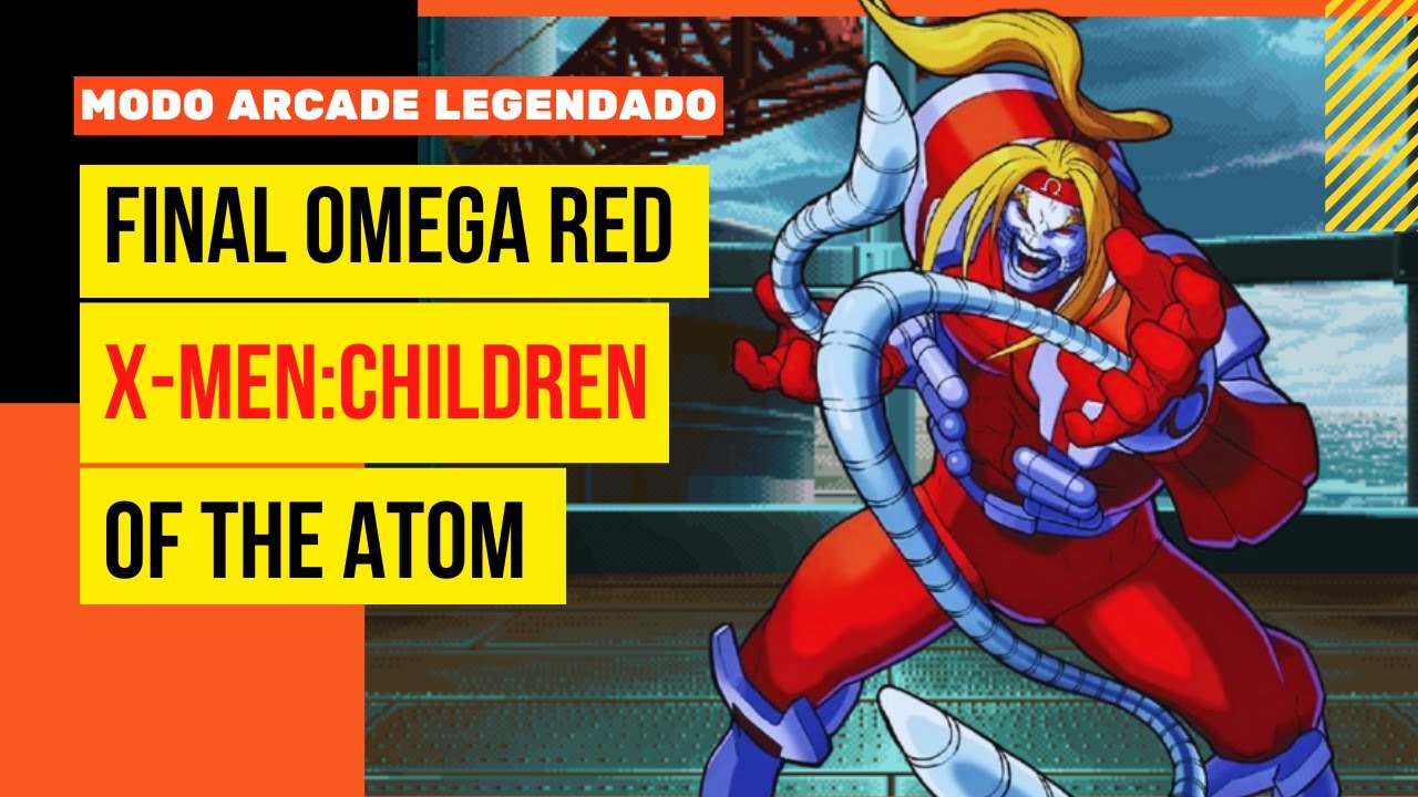 Omega Red Quebra Tudo no Modo Arcade em X-Men Children of the Atom