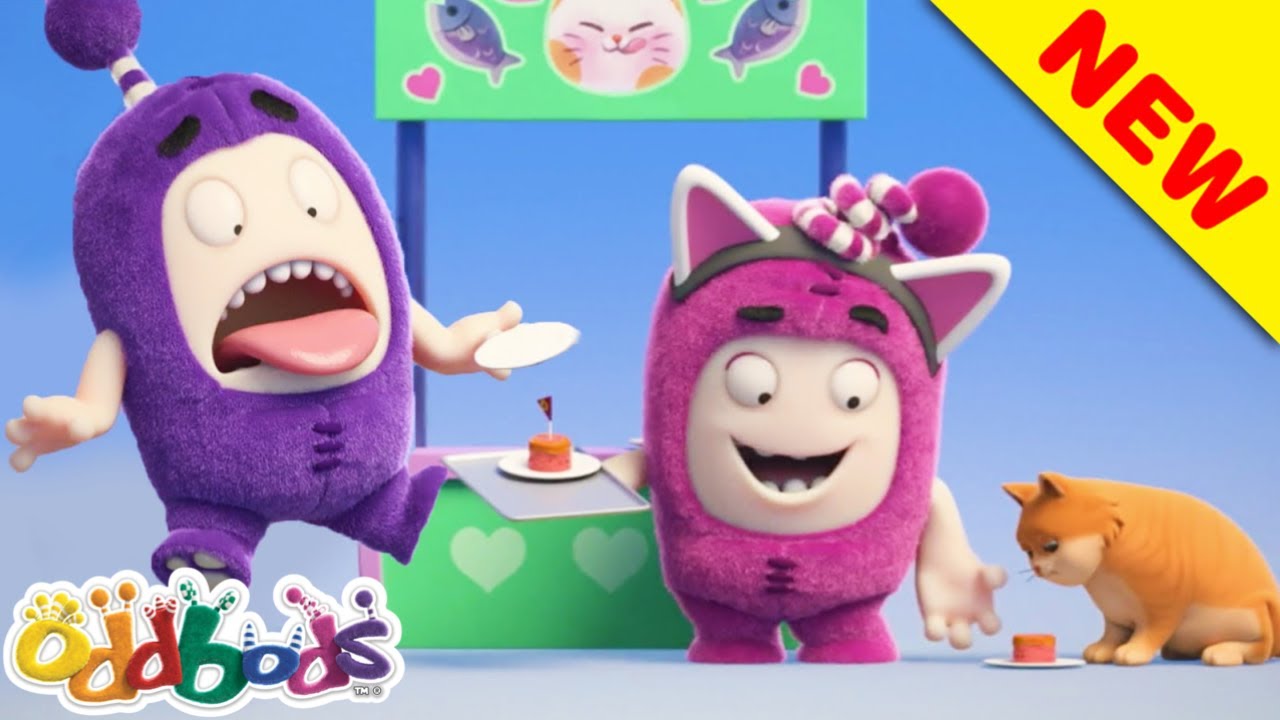 ⁣Novos Desenhos Animados | Provando Toda A Comida De Rua  | Oddbods Brasil