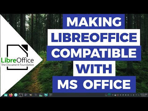 Видео: Libreoffice нь microsoft office-тэй нийцдэг үү?