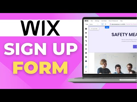 How to Create a Custom Sign Up Form in Wix - YouTube