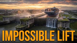 How 100-Year-Old Gravity Locks Lift 100,000-Ton Cargo Ships