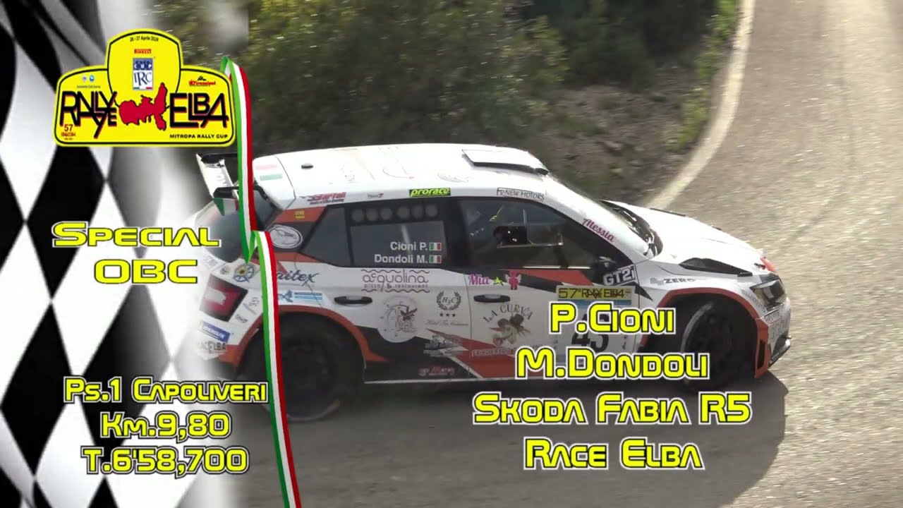 rally elba irc  2024  obc cioni dondoli ps1 capoliveri