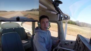 Andrews 1st Solo flight