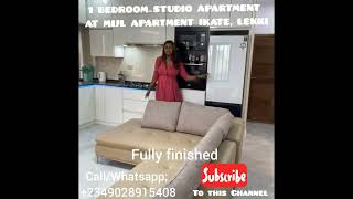 1 BEDROOM STUDIO FLAT APARTMENT AT MILJ RESIDENCE, IKATE LEKKI LAGOS STATE