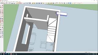 Small Tiny House Design Ideas 3 x 6 Meters 2 Storey - 3D Modeling Part 01 screenshot 1