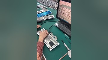 Product quality control testing---Industrial metal kiosk touchpad keyboard