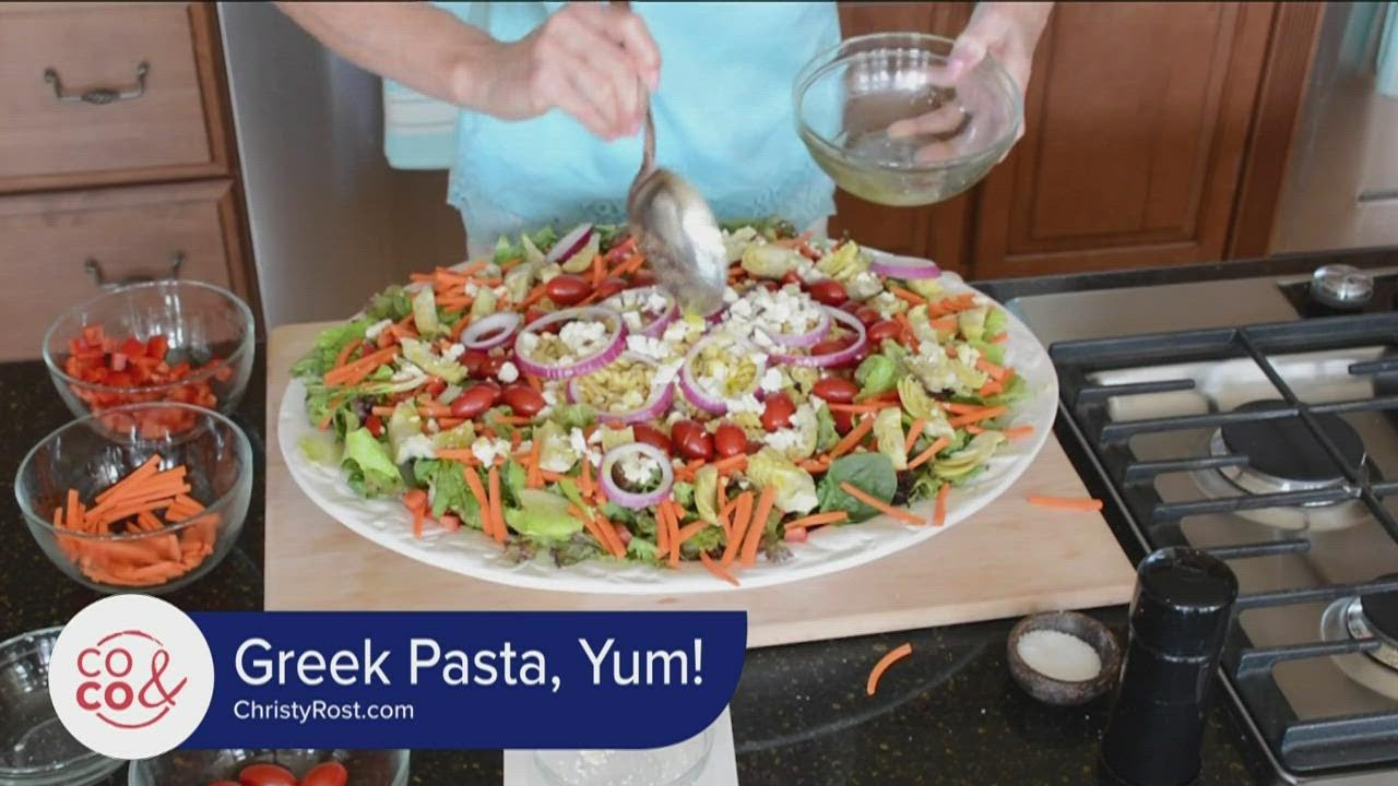 Christy Rost - Greek Pasta and Garden Salad - August 25, 2022 - YouTube