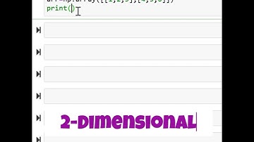 Defining Arrays in Python | 1-D, 2-D, 3-D and N-D Array | numpy library Python @VR-Universe  #shorts