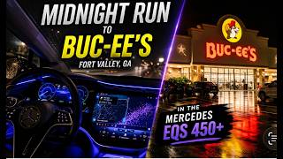 “This Car Makes Night Driving Addictive… EQS 450+ Buc ee’s Run”