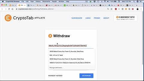 Day 23 Race To 1000 Withdraw Cryptotab