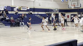Video: Justin-Siena's Jaden Washington nails a 3-pointer before getting blocked by host Napa High's