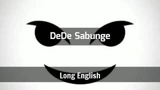 Long English | By : Dede Sabunge | simple Fvnky | 2019 |  Music