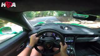 Porsche 911 GT3 PTS Viper Green POV DRIVE