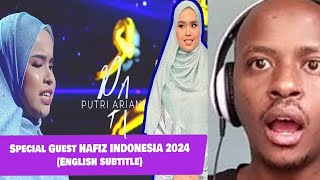 PUTRI ARIANI REACTION - Special Guest for HAFIZ INDONESIA 2024