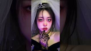 Ghost Bride tutorial 🎃 #halloween #makeup #shorts
