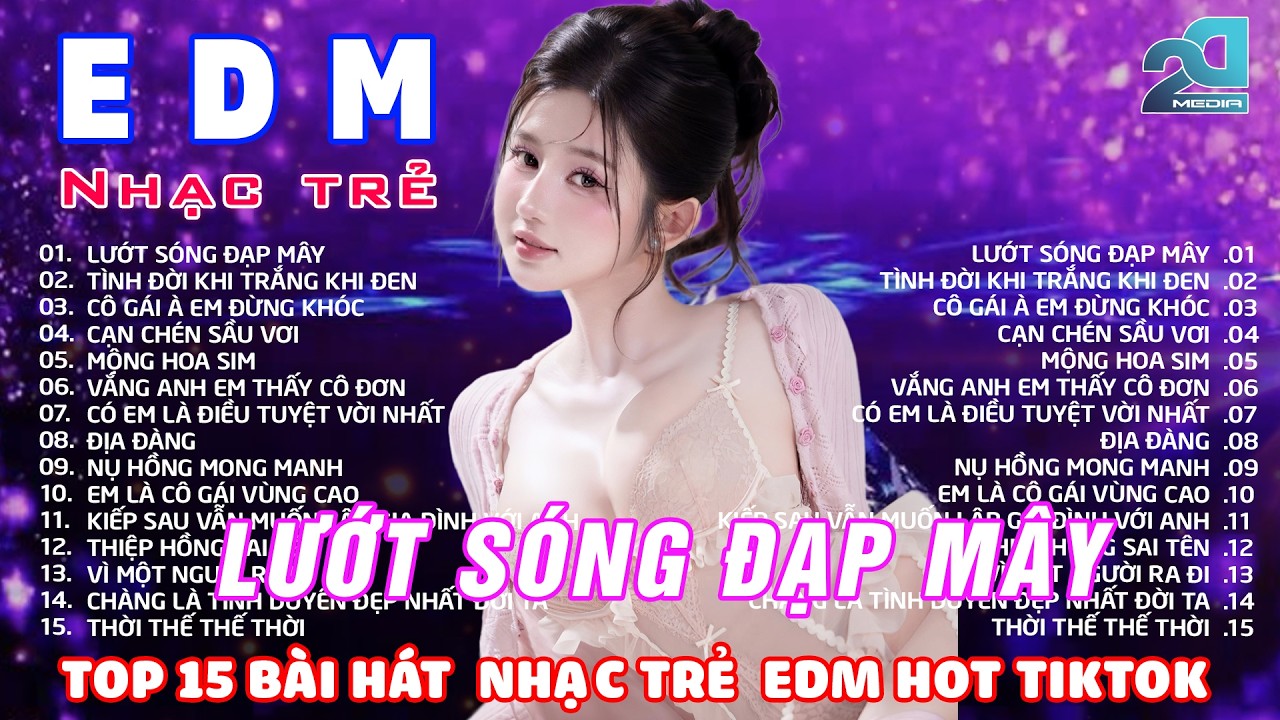 LƯỚT SÓNG ĐẠP MÂY REMIX🎧BXH Nhạc Trẻ EDM HOT TREND TRIỆU VIEW🎧Top 15 Bản EDM HOT Nhất TikTok 2026