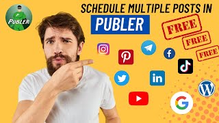 Schedule posts in Publer | how to schedule a post 2022 | Publer tutorial | Techer Blog