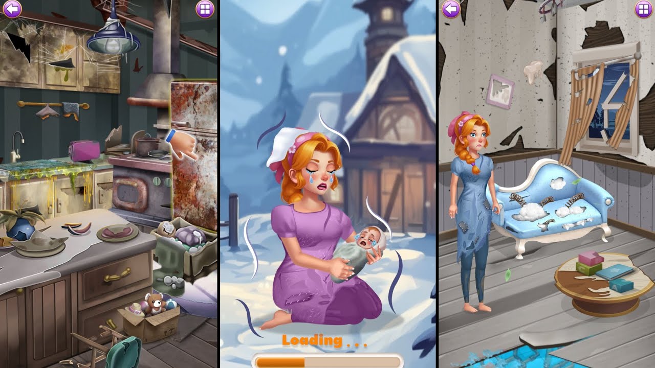 Home Fix ASMR Makeover Cleaning Gameplay Walkthrough IOS