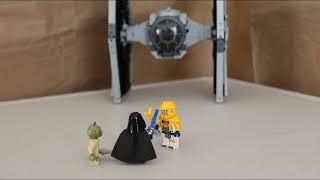 Stop motion | Lego Star Wars | Creating a stop motion scene with my kid.