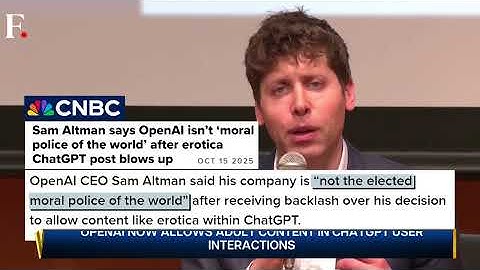 Sam Altman Defends OpenAI’s Role as ChatGPT Sparks Safety Backlash | Vantage with Palki Sharma