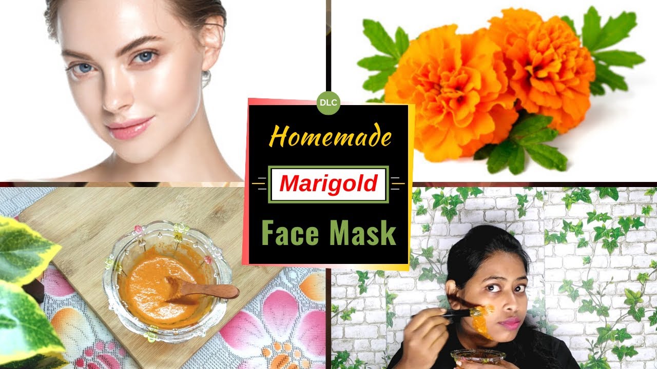 Homemade Marigold Flower Face Mask For Spotless, Clear and Glowing Skin