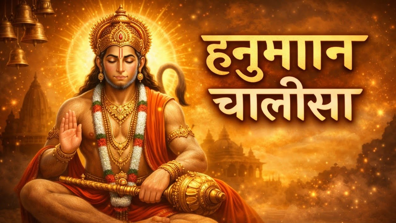 🙏 Listen to Hanuman Chalisa with full devotion. 🚩