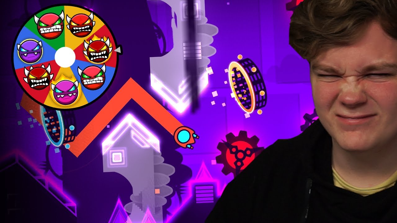 The Unluckiest Player in GD... THE ULTIMATE DEMON ROULETTE (Part 2